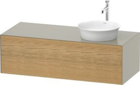 Duravit Waschtischunterschrank White Tulip in White, B/T: 130 x 55 cm - Bild 1