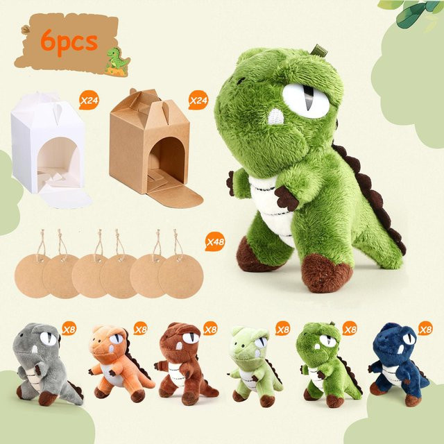 Linyi toy Dinosaurier Kuscheltier, Plüsch / Textil, Bunt / Mehrfarbig - Bild 1