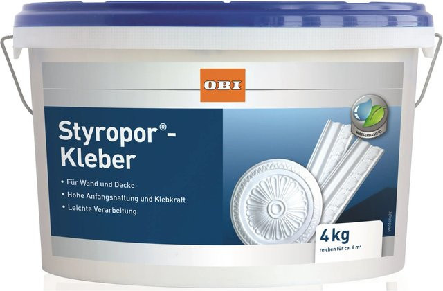 OBI Styropor-Kleber Beige wasserbasiert 4 kg - Bild 1