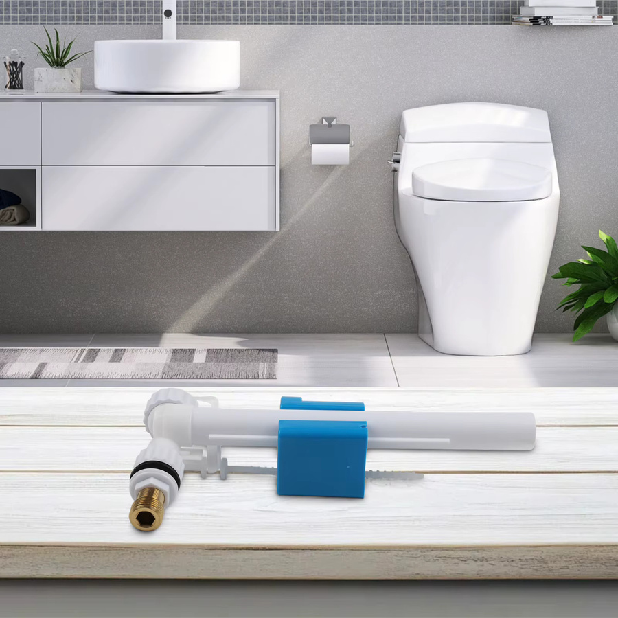 LEENKEA Zisterne Füllventil aus Messing mit G3/8 und G1/2 Zoll Anschluss für WC Wasser Tank Zubehör - Bild 4