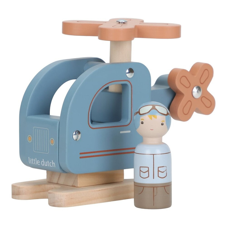 Little Dutch Holz-Hubschrauber - Bild 1
