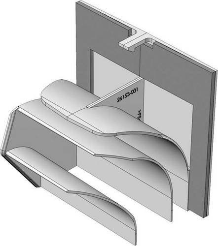 Helios Ventilatoren ELSARS Umbauset Bend in Grau - Bild 1