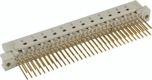 HARTING Messerleiste aus Messing in Weiß, 3 Reihen, Artikelnummer 09736966947 - Bild 1