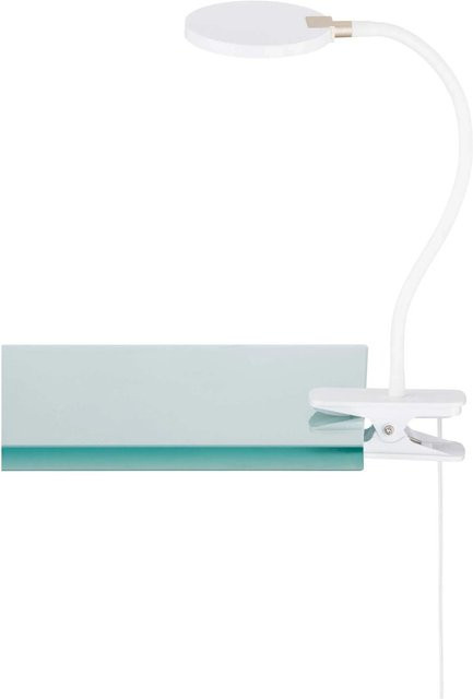 Fischer & Honsel LED Klemmleuchte Luiz, dimmbar, Weiß, B/H: 10,5 x 35 cm - Bild 1