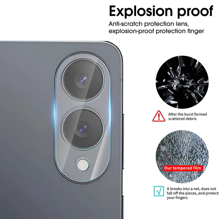 Samsung Galaxy S25 Edge Kamera Schutzfolie aus 9H Ultra HD gehärtetem Glas, transparent, 1-3 Stück - Bild 4