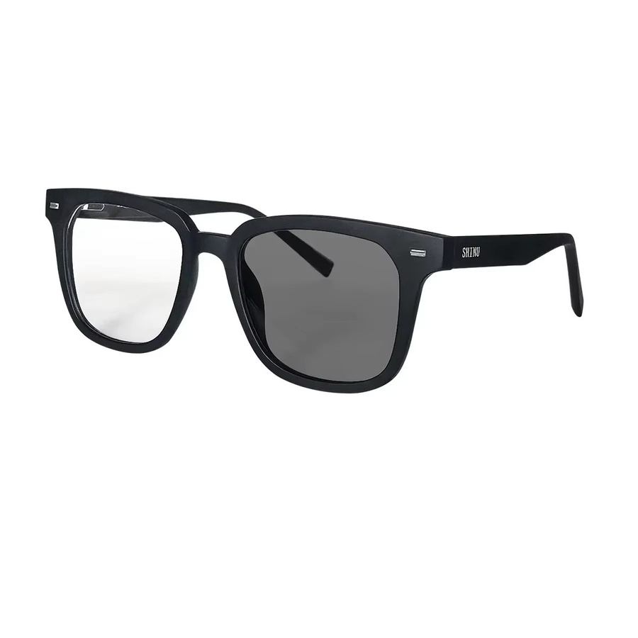 SHINU Korrektionsbrille, Vollrand, Square, Tr90, Unisex, blau, schwarz - Bild 1