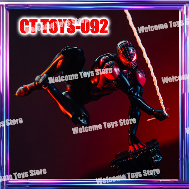 Bandai Miles Morales Spiderman Mafex 092, Actionfigur - Bild 1