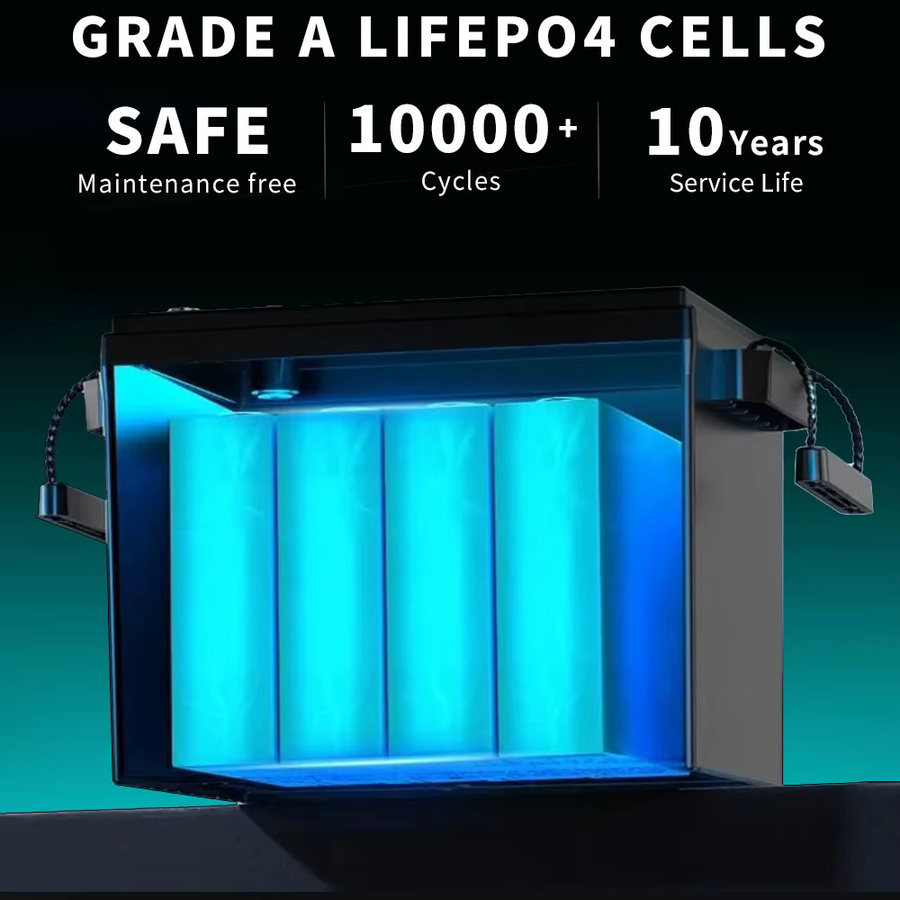 Seekwatt LiFePO4 Batteriepaket 12V 360Ah Klasse A Lithium-Eisenphosphat-Batterie mit integriertem BMS für Wohnmobil, Solarenergie und Schifffahrt - Bild 6