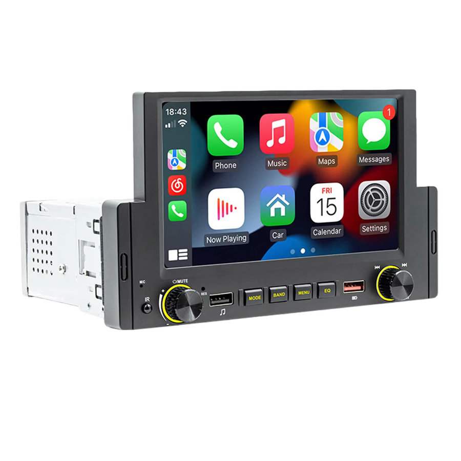 Navinio Bluetooth Carplay Android Autoradio mit GPS und HD Rückfahrkamera in Schwarz für VW Transporter Caravelle Multivan T4 IV 4 Pritsche Bus - Bild 4
