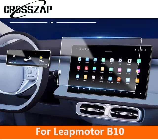CrossZap Gehärtetes Glas Schutzfilm für Leapmotor B10 2025 2026 Transparent - Bild 1