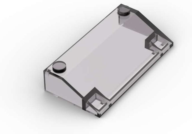 ixBricks 3x6 Schräge Hohl-Windschutzscheibe Bausteine-Set - Bild 1