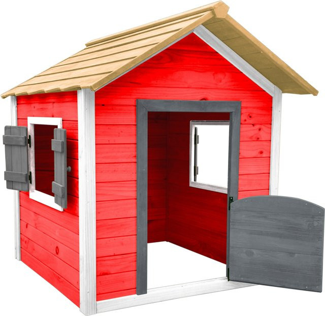 Home Deluxe Spielhaus Das kleine Schloss in Rot, B/H/T: 118,2 x 132,5 x 111 cm - Bild 4
