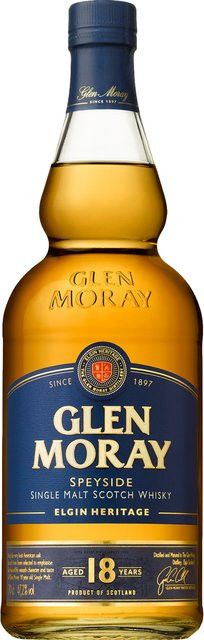 Glen Moray 18 Jahre Speyside Single Malt Scotch Whisky, 0,7 l, 47,2% Vol. - Bild 1