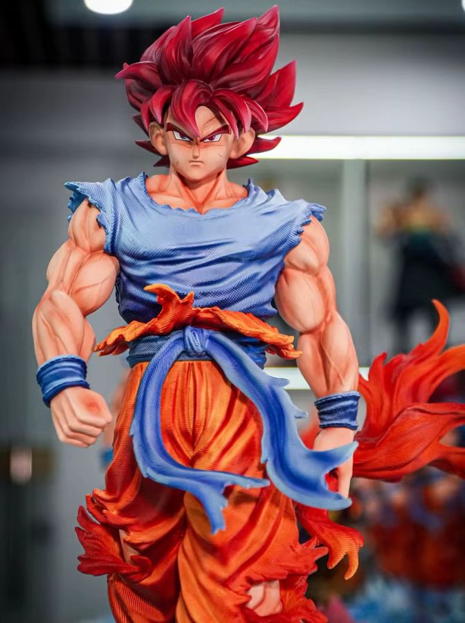 Jt Kirin Dragon Ball Anime Figur Super Blue Goku Gk Statue, Multicolor, Höhe: 35 cm - Bild 2