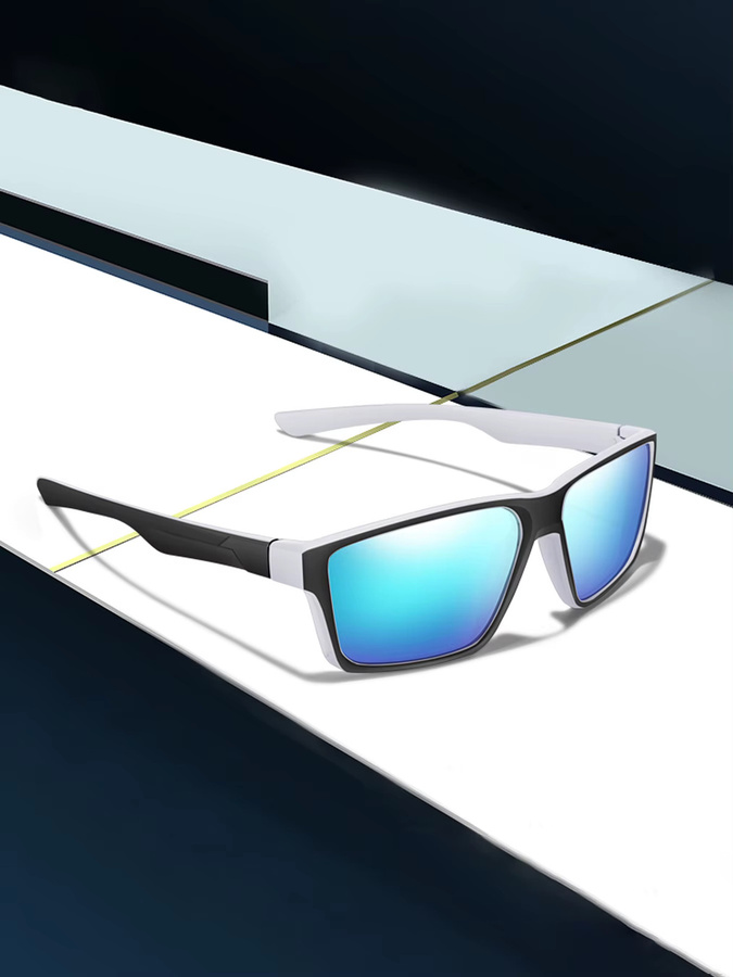 LOISRUBY Sonnenbrille, quadratisch, Vollrand, Kunststoff, Multicolor, Unisex - Bild 2