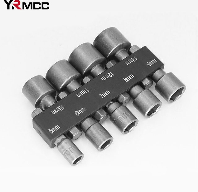 Wiha EDC Multi Tool Bit-Set mit 9-14 Stück Düsen für Akku-Bohrschrauber und Schraubendreher, Größe 5 mm-13 mm - Bild 1