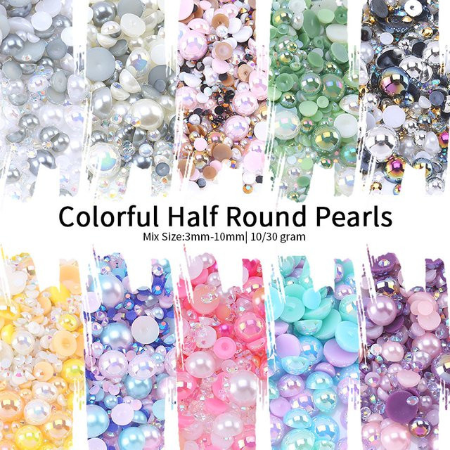 NAILFYOU Nail Art Charms, Perle Harz 3D Cartoon, Glänzend - Bild 1