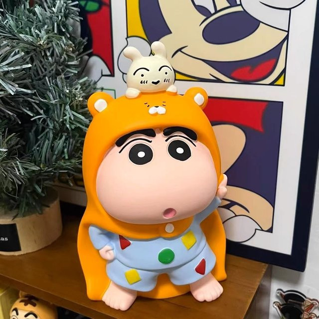 Bandai Crayon Shin Chan Schreibtisch-Aufbewahrungsbox und Spardose aus Kunststoff in Multicolour - Bild 1
