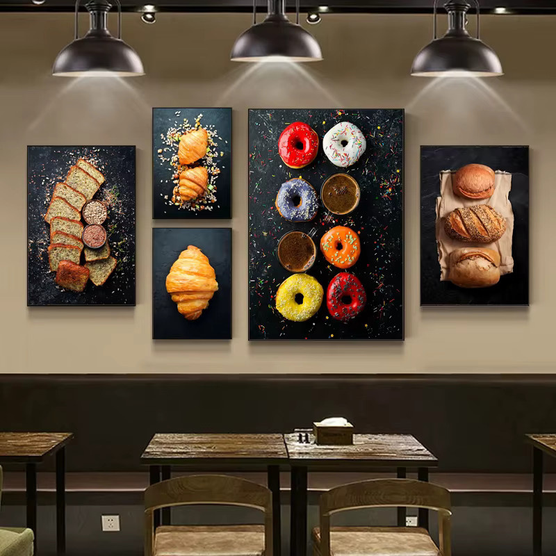 Modernes Wandbild Potdemiel Gourmet Dessert Brot als Leinwand-Fotografie in Mehrfarbig für deine Wanddekoration - Bild 2