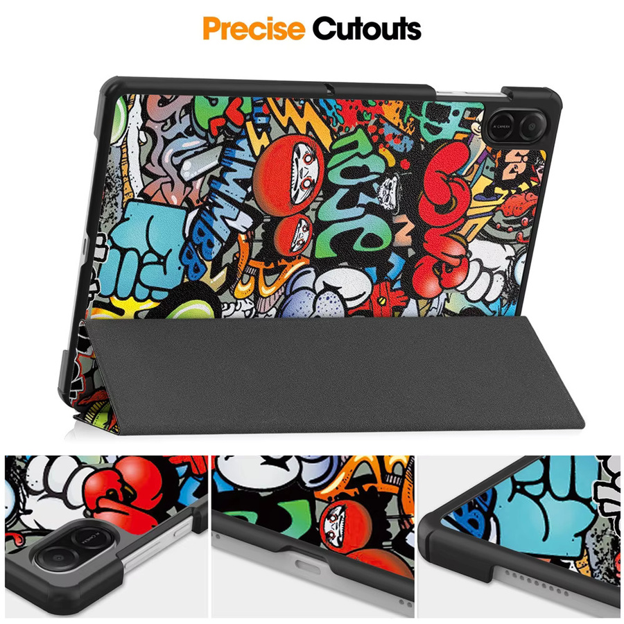 Smart Case für Huawei Honor Pad X8a 2024, 11 Zoll Tri-Fold Flip Stand Tablet Abdeckung, Multicolor - Bild 3