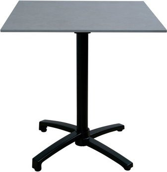 SUNGÖRL Bistrotisch Salvator in Grau mit Keramikplatte und Aluminiumgestell, Breite: 70 cm, Tiefe: 70 cm, Höhe: 74,5 cm - Bild 1