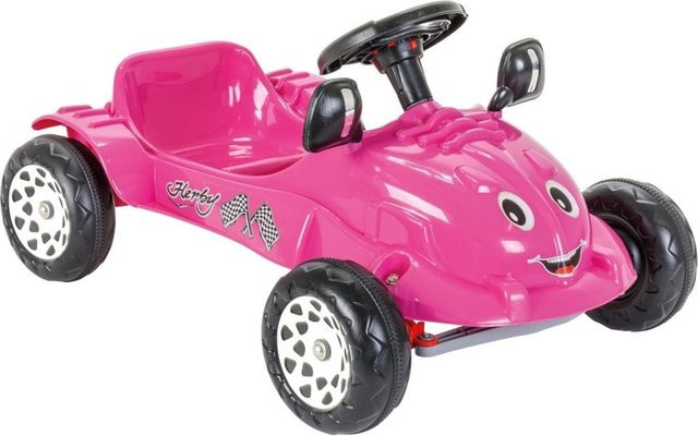 Pilsan Tretauto Herby 07302 Kinderauto rosa ab 3 Jahren - Bild 1