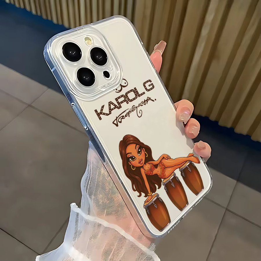 Transparente weiche Handyhülle Potdemiel Tropicoqueta für iPhone 11 bis iPhone 17 Pro Max und Mini - Bild 2