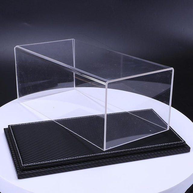 Linyi Toy Car Acryl Vitrine, 1:18, Staubschutz, Kunststoff, transparent - Bild 1