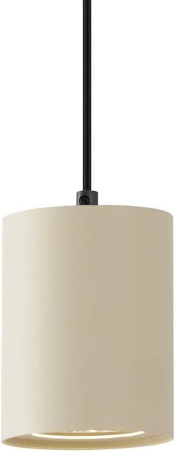 QAZQA Moderne Pendelleuchte Iconic Holt für 1-phasiges Schienensystem, Beige/Schwarz, GU10, Durchmesser: 70 mm - Bild 1