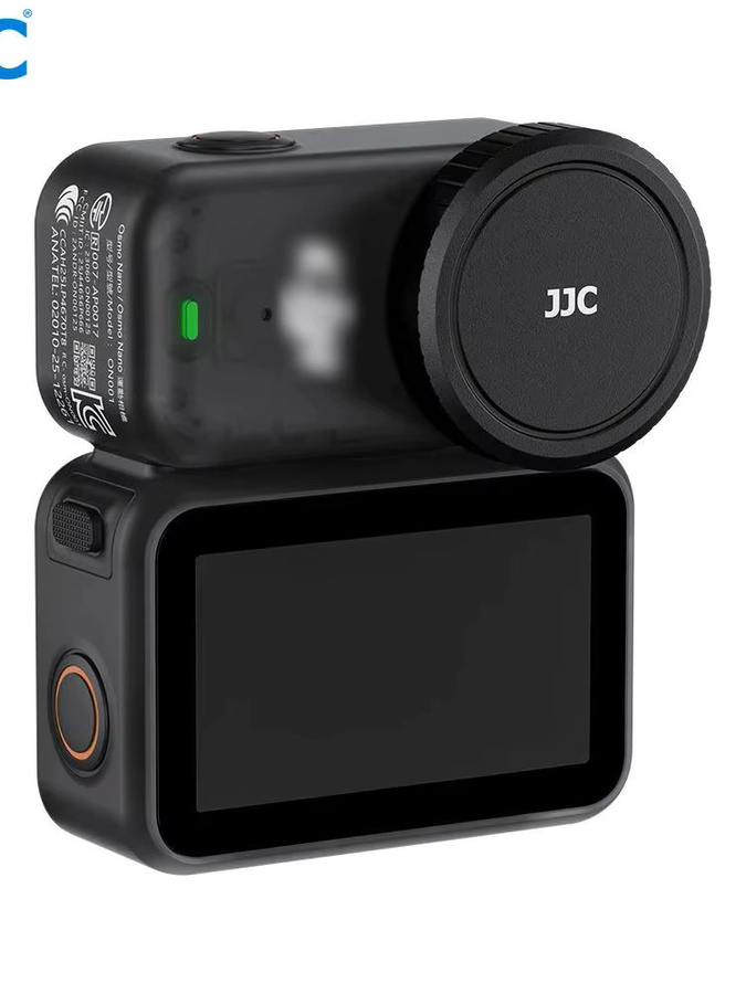 JJC Objektivdeckel und Glas-Objektivschutz für DJI Osmo Nano in Schwarz aus Aluminiumlegierung mit Silikonkappe - Bild 6