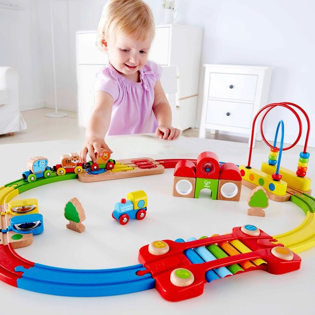 Hape Eisenbahnset Regenbogen-Puzzle, ab 1,5 Jahre - Bild 1