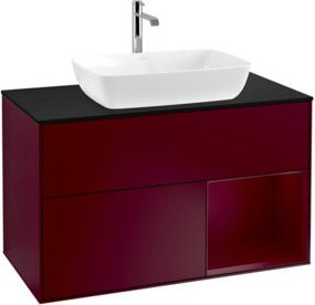 V&B Waschtischunterschrank Finion 100 Wandbeleuchtung in lackierter Ausführung B/T/H: 100 x 50,1 x 50,1 cm - Bild 1