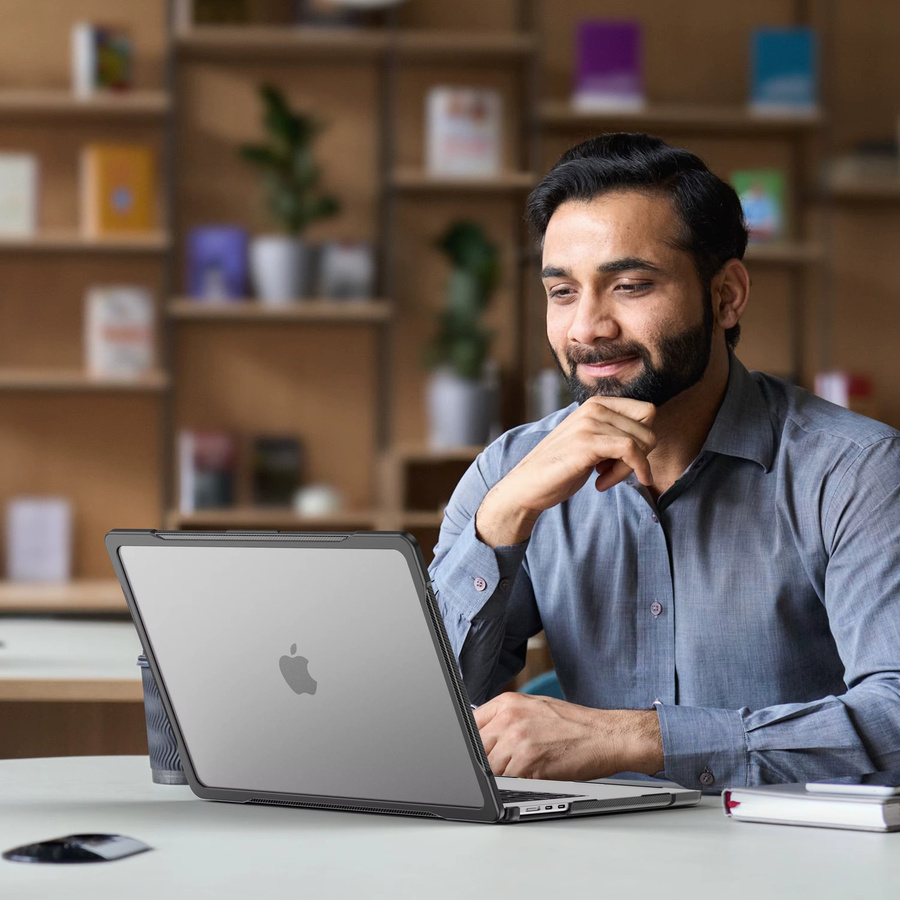 EGYAL Laptop-Hülle für MacBook Air 13 und 15 Zoll sowie MacBook Pro 14 und 16 Zoll, transparente Schutzhülle für M1 M2 M3 M4 Modelle - Bild 4