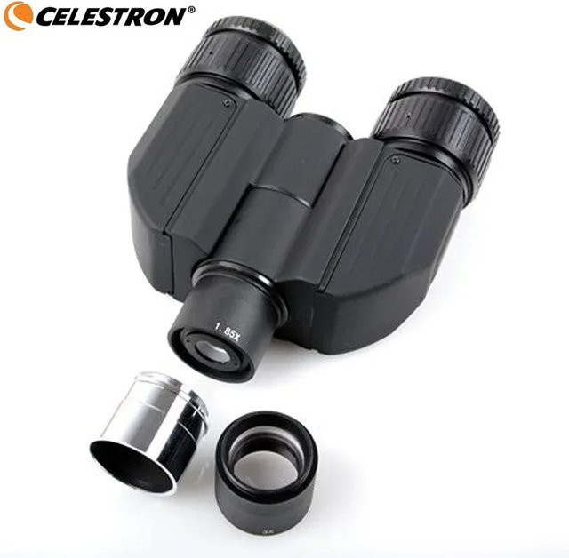 Celestron Astronomisches Teleskop-Okular mit doppeltem Fernglaskopf in Schwarz - Bild 1