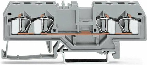 WAGO 281-668 Durchgangsklemme 6mm Zugfeder Gelb 50 Stück - Bild 1