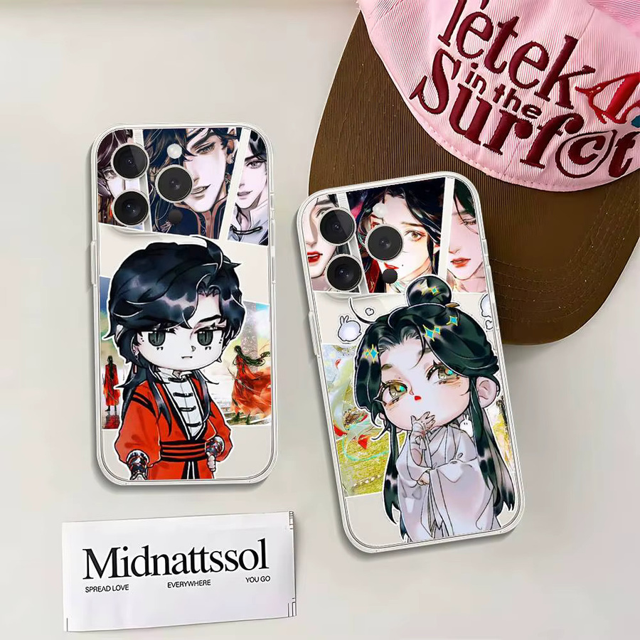 Tian Guan Ci Fu Handyhülle für Apple iPhone 11 12 13 14 15 16 Pro Max Plus X XR XS Transparent Weiche Schutzhülle - Bild 6