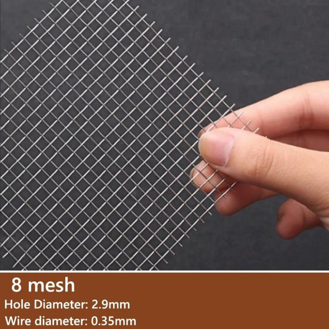 Filtersieb aus Edelstahl 304 von Xiaolang, Maschendrahtgewebe in Silber, B/H: 30 x 90 cm - Bild 1