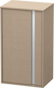 Duravit Halbhochschrank Ketho in Leinen mit Tür links, B/T/H: 50 x 36 x 88 cm - Bild 1