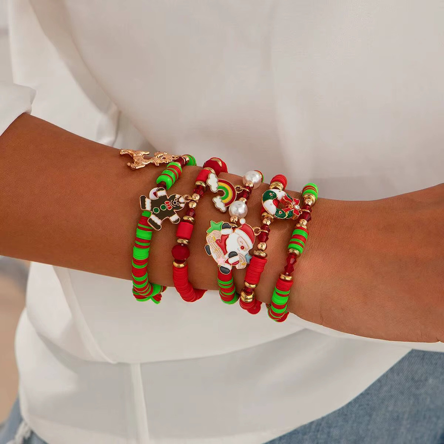 KunJoe Armband, Perle, Rot, Grün, Damen - Bild 2