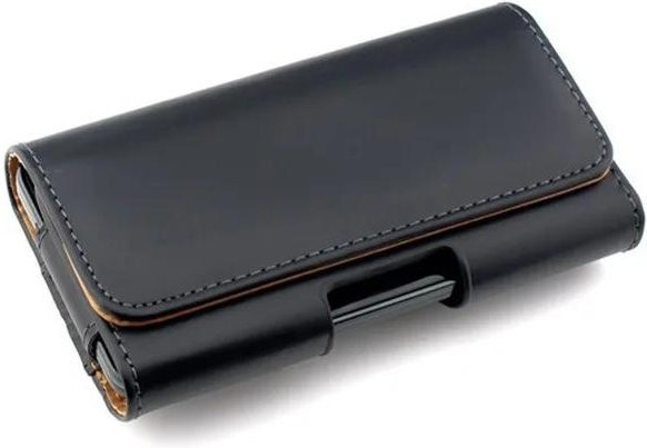 Universelle Magnetische Leder Hüfttasche mit Gürtelclip für Samsung Galaxy A17 A06 A16 A26 A36 in Schwarz - Bild 1