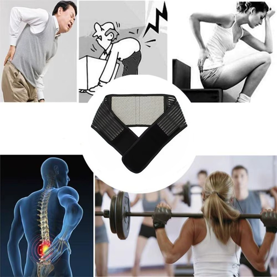 Unisex Magnetischer Rückenstützgürtel mit Selbsterwärmung und Massagefunktion - Bild 6