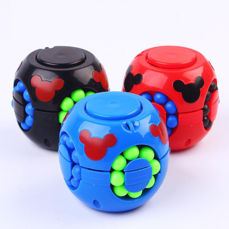 Mode Fidget Spinner Zauberwürfel, Puzzle, schwarz, 1-teiliges Set, ab 3 Jahre - Bild 2