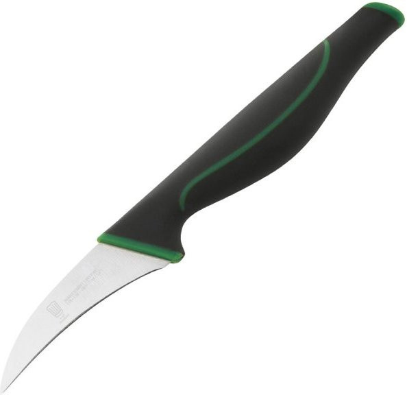Fackelmann Schälmesser Bonn Paring Knife aus Edelstahl in Schwarz und Grün mit 7 cm Klingenlänge - Bild 1