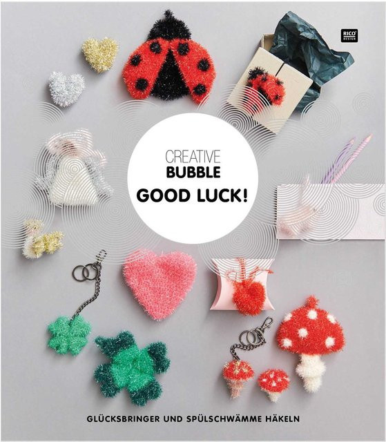 Rico Design Creative Bubble Good Luck Softcover Notizbuch aus Karton in Multicolour - Bild 1