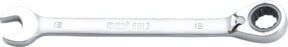 BGS Ratschenring-Maulschlüssel 6613, umschaltbar, SW 13 mm, Silber - Bild 1