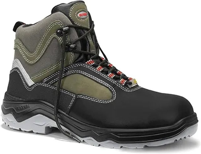 Elten Sicherheitsschnürstiefel Lex ESD S3 aus Leder in Schwarz, Größe 42 - Bild 1