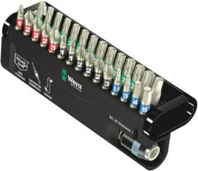 Wera Bit-Check 30 Stainless Bit-Set, 30-teilig mit Phillips, Pozidriv, Torx und Innen-Sechskant - Bild 1