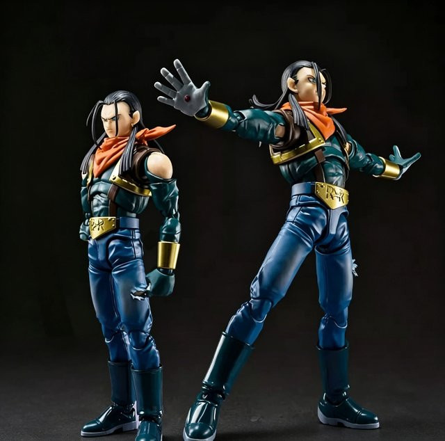 Bandai Dragon Ball GT Ultimate Super Android 17 Actionfigur, 16cm - Bild 1