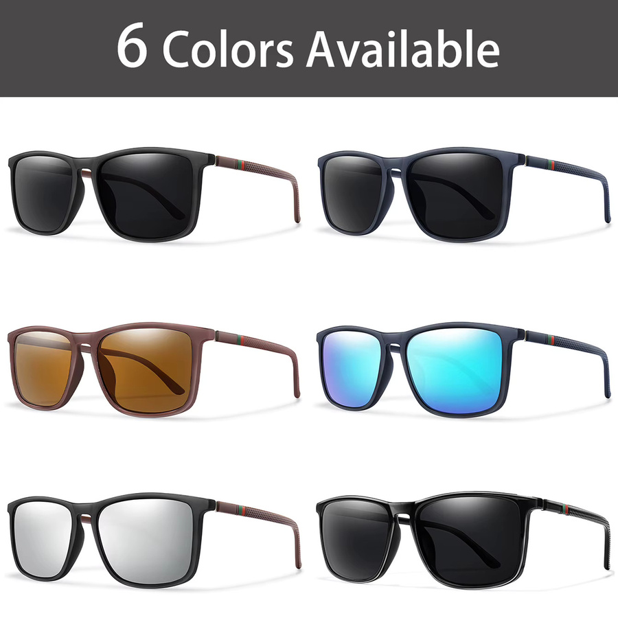 TAMWY Sonnenbrille, quadratisch, Vollrand, Kunststoff, Unisex - Bild 2