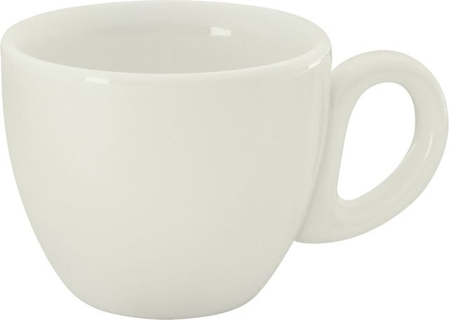 VEGA Espressotasse Opus aus Porzellan, Elfenbein, 6er Pack, 150 ml, Durchmesser: 8 cm, Höhe: 5,6 cm - Bild 1